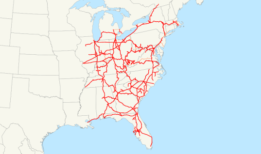 CSX Route maps